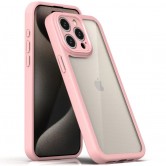 TPU чохол Transparent + Colour 1,5mm для Apple iPhone 13 Pro Max (6.7") Pink TPU чохол Transparent + Colour 1,5mm для Apple iPhone 13 Pro Max (6.7") Pink