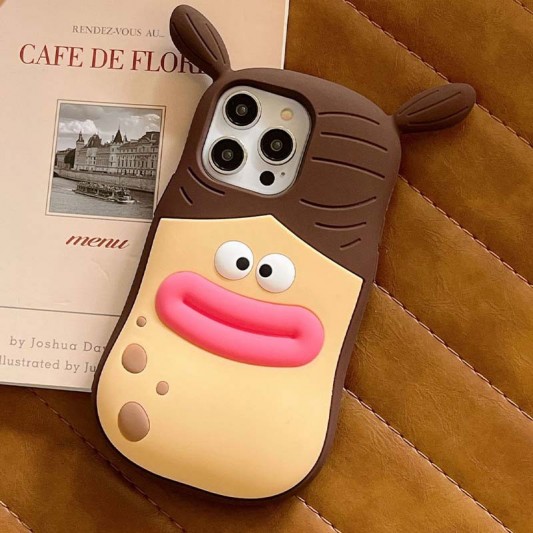 Силиконовый чехол Funny 3D для Apple iPhone 13 Pro Max (6.7"), He - изображение 1