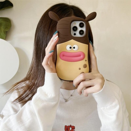 Силиконовый чехол Funny 3D для Apple iPhone 13 Pro Max (6.7"), He - изображение 6