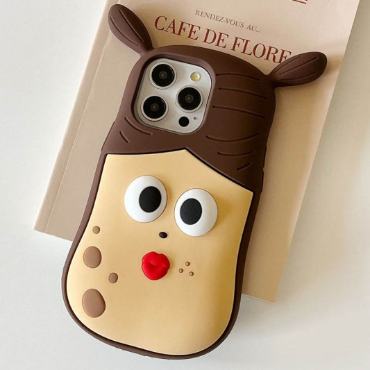 Силиконовый чехол Funny 3D для Apple iPhone 13 Pro Max (6.7"), She - изображение 1