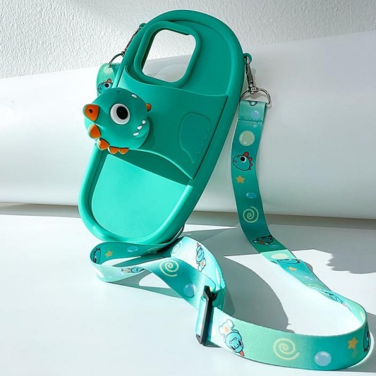 Силиконовый чехол Funny 3D для Apple iPhone 14 Pro (6.1"), Baby dragon - изображение 5
