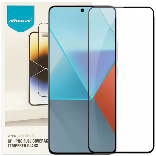 Защитное стекло Nillkin (CP+PRO) для Xiaomi Poco X6 / Note 13 Pro 4G/5G / 14s Черный