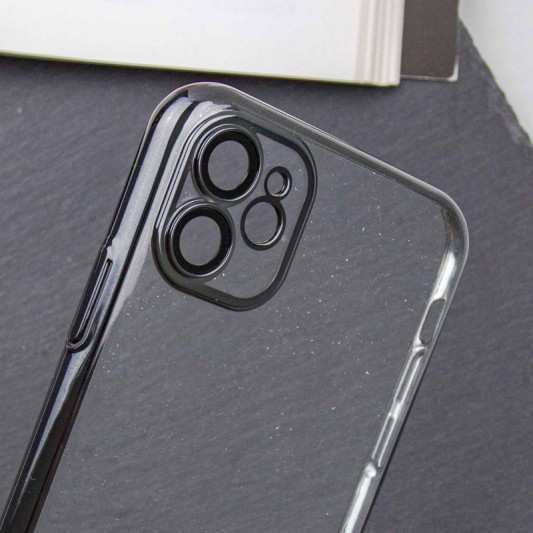 Чохол TPU+PC Glittershine для Apple iPhone 12 (6.1") Black - зображення 1 