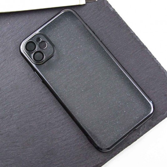 Чохол TPU+PC Glittershine для Apple iPhone 12 (6.1") Black - зображення 2 