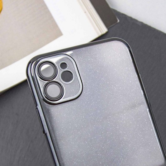 Чохол TPU+PC Glittershine для Apple iPhone 12 (6.1") Black - зображення 3 