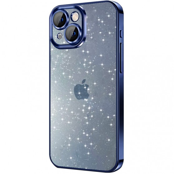 Чехол TPU+PC Glittershine для Apple iPhone 12 (6.1") Dark Blue
