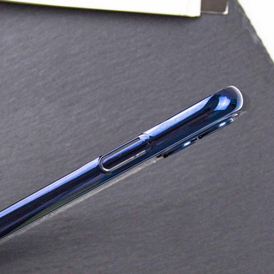 Чехол TPU+PC Glittershine для Apple iPhone 12 (6.1") Dark Blue - изображение 5