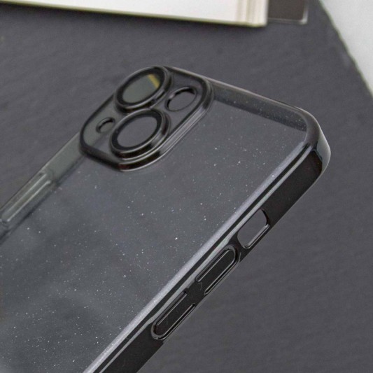 Чохол TPU+PC Glittershine для Apple iPhone 14 (6.1") Black - зображення 3 