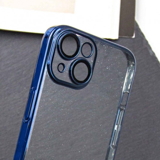 Чохол TPU+PC Glittershine для Apple iPhone 14 (6.1") Dark Blue - зображення 1 