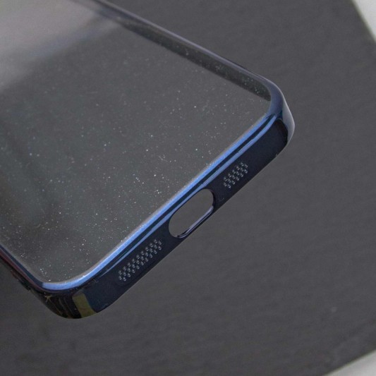 Чохол TPU+PC Glittershine для Apple iPhone 14 (6.1") Dark Blue - зображення 3 