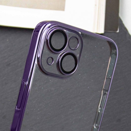 Чохол TPU+PC Glittershine для Apple iPhone 14 (6.1") Purple - зображення 1 