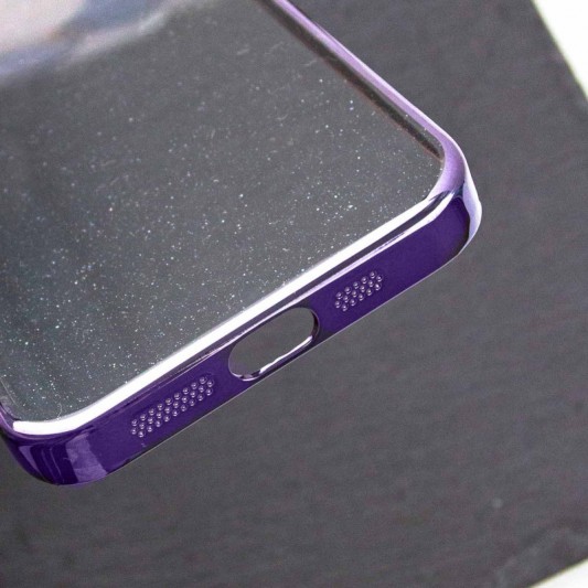 Чохол TPU+PC Glittershine для Apple iPhone 14 (6.1") Purple - зображення 4 