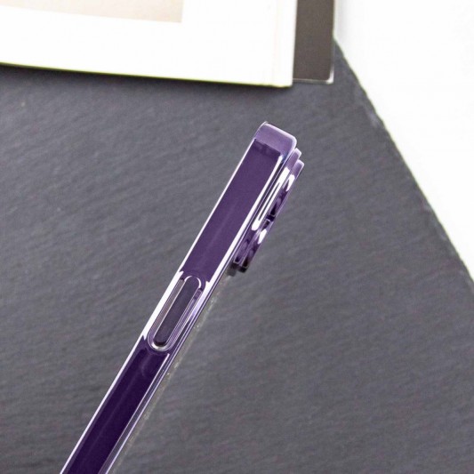 Чохол TPU+PC Glittershine для Apple iPhone 14 (6.1") Purple - зображення 5 