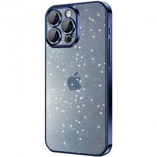 Чехол TPU+PC Glittershine для Apple iPhone 14 Pro (6.1") Dark Blue