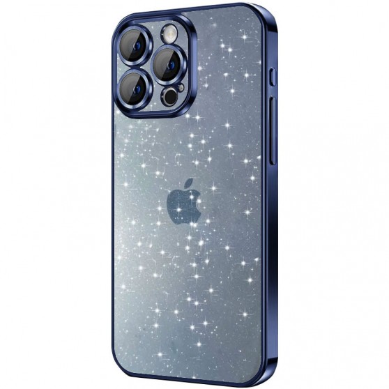 Чехол TPU+PC Glittershine для Apple iPhone 14 Pro (6.1") Dark Blue