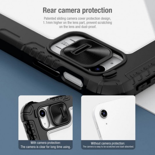 Чохол-книжка Nillkin Bumper Pro для Apple iPad 10.9" (2022-24) / 11" 2025 Black - зображення 4 