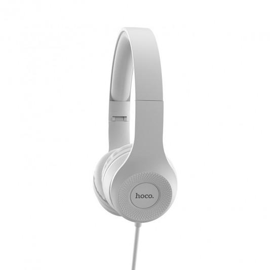 Накладні навушники Hoco W21 (3.5mm/1.2m) Сірий - зображення 1 