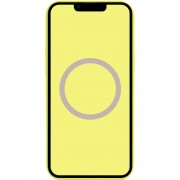 Чохол Silicone case (AAA) full with Magsafe and Animation для Apple iPhone 13 Pro (6.1"), Жовтий / Lemon Zest