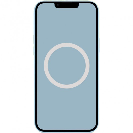 Чохол Silicone case (AAA) with Magsafe and Animation для Apple iPhone 13 Pro Max (6.7") Блакитний / Blue Fog - зображення 2 