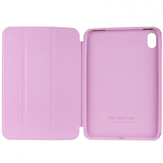 Чохол (книга) Smart Case Series with logo для Apple iPad Mini 6 (8.3") (2021), Рожевий / Pink
