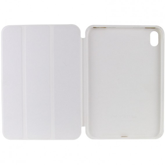Чехол (книжка) Smart Case Series with logo для Apple iPad Mini 6 (8.3") (2021), Белый / White