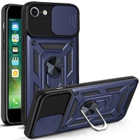 Ударостійкий чохол Camshield Serge Ring для Apple iPhone 7 / 8 / SE (2020) (4.7") Синій