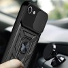 Протиударний чохол Camshield Serge Ring для iPhone 7 / 8 / SE (2020) (4.7"), Чорний
