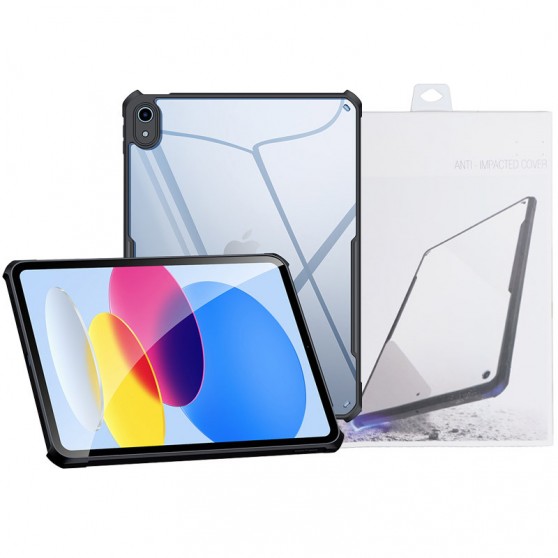 TPU+PC чехол Xundd c усиленными углами для Apple iPad 10.9" (2022-24) / 11" 2025 Черный