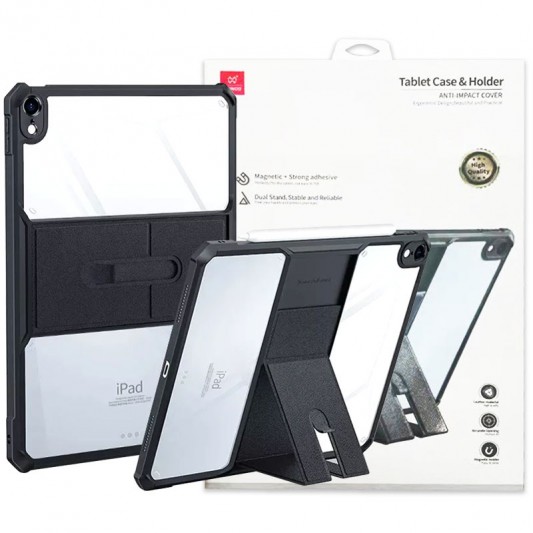TPU+PC чохол Xundd Stand c посиленими кутами для Apple iPad 10.9" (2022-24) / 11" 2025 Чорний
