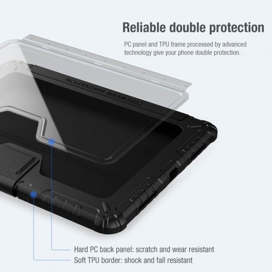 Чохол-книжка Nillkin Bumper Pro для Apple iPad Pro 11" (2020-22) /Air 10.9"(2020-22)/Air 11" 2024-25 Black - зображення 6 