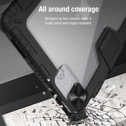 Чохол-книжка Nillkin Bumper Pro для Apple iPad Pro 12.9" (2020-2022) / Air 13" 2024 Black - зображення 3 