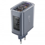 МЗП Acefast A45 Exploration series PD65W GaN (1USB-A/2C) Mica gray