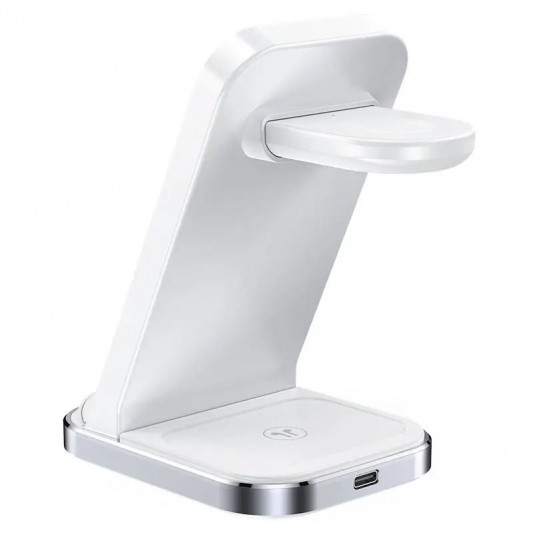 БЗП Acefast E15 desktop 3-in-1 White - зображення 1 