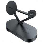 Бездротова зарядка Acefast E9 3-in-1, Black