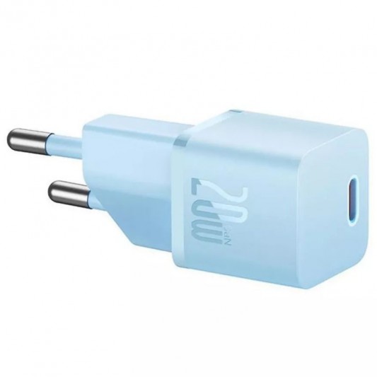 СЗУ Baseus GaN5 Fast Charger (mini) PD20W (1USB-C) (CCGN05010) Blue - изображение 2