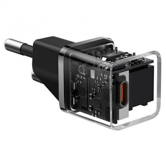 СЗУ Baseus GaN5 Fast Charger (mini) PD20W (1USB-C) (CCGN05010) Black - изображение 2
