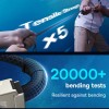 Дата кабель Baseus Unbreakable Series Fast Charging Type-C to Type-C 100W 1m (P10355800111-0), Черный