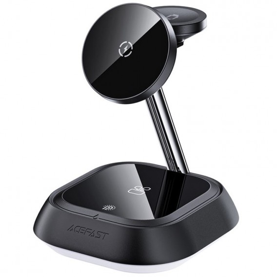 Бездротова зарядка Acefast E16 3-in-1, Black