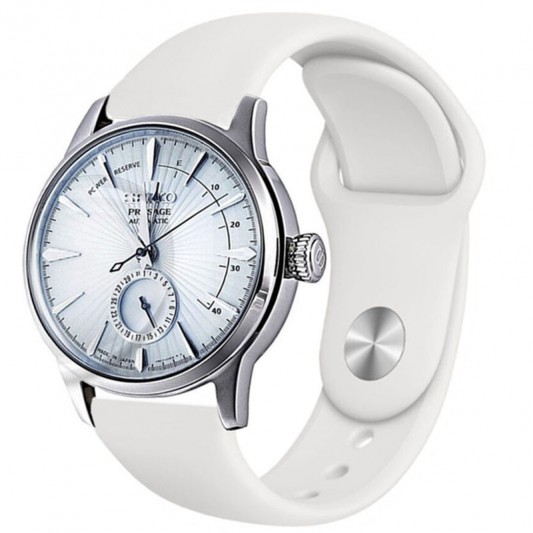 Силіконовий ремінець Sport для Smart Watch 20mm Білий / White - зображення 1 