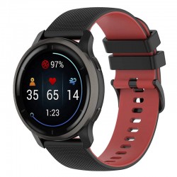 Ремешок Ribby для Smart Watch 20mm, Black / Red