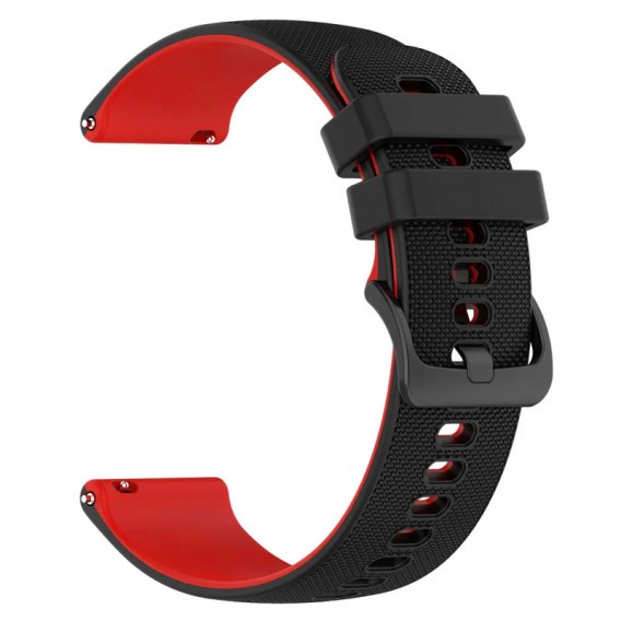 Ремешок Ribby для Smart Watch 20mm, Black / Red