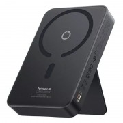 Портативний ЗП Power Bank Baseus MagPro Magnetic Bracket 20W з БЗП 5000mAh PPCXZ05, Black