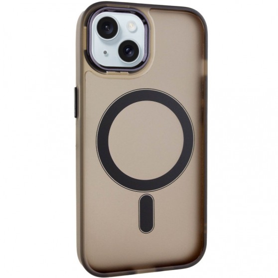Чохол TPU+PC Lily with MagSafe для Apple iPhone 14 (6.1") Dark Gray