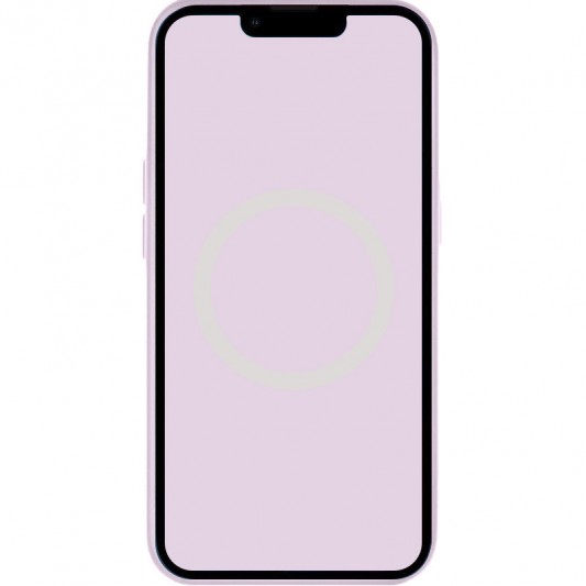 Чехол Silicone case (AAA) with Magsafe and Animation для Apple iPhone 14 (6.1") Сиреневый / Lilac - изображение 2