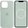 Чехол Silicone case (AAA) with Magsafe and Animation для Apple iPhone 14 Pro (6.1") Бирюзовый / Succulent