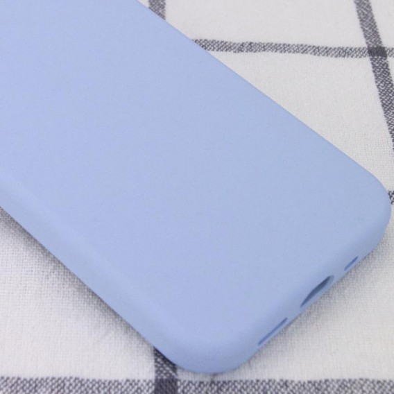 Чохол для iPhone 14 Pro Silicone Case Full Protective (Lilac Blue)