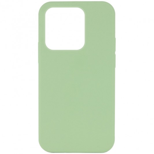 Чохол Silicone Case Full Protective (AA) NO LOGO для Apple iPhone 14 Pro Max (6.7") М'ятний / Mint