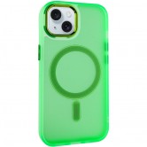 Чехол TPU+PC Lily with MagSafe для Apple iPhone 15 (6.1 дюйма) Neon Green