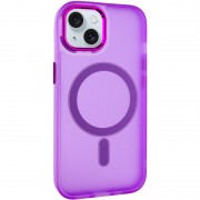 Чохол TPU+PC Lily with MagSafe для Apple iPhone 15 (6.1") Purple