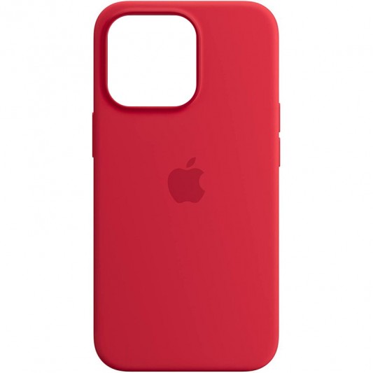 Чохол Silicone case (AAA) with Magsafe and Animation для Apple iPhone 14 Pro (6.1") Червоний / Red - зображення 1 